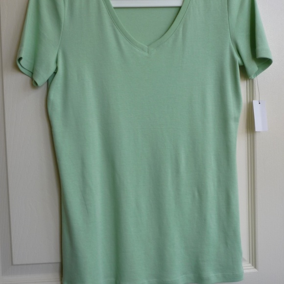 COPY - TALBOT'S 100% Pima Cotton Tee - Picture 3 of 8